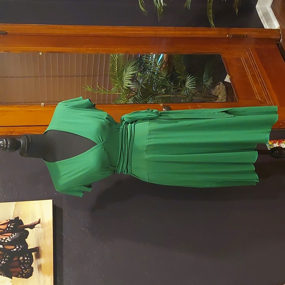 April Green Dress